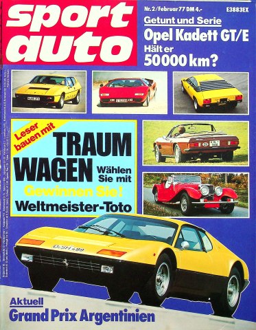 Deckblatt Sport Auto (02/1977)